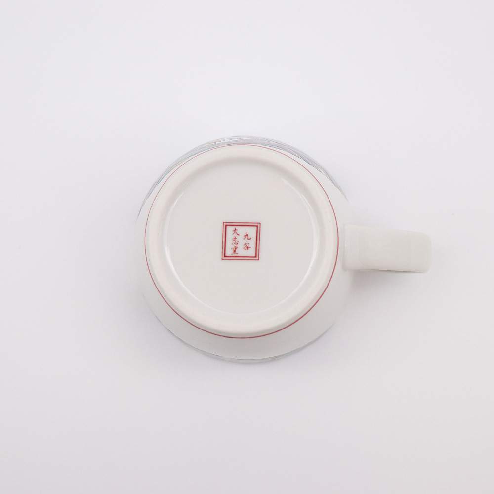 JIN-200007-AT_Kutani Ware Mug Cup (Antique Tile, 3.74 x 3.15)-2