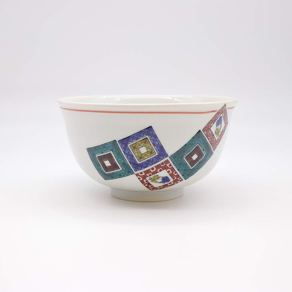 JIN-200013-TL_Kutani Ware Bowl (Tile, 6.29 x 6.29)-1