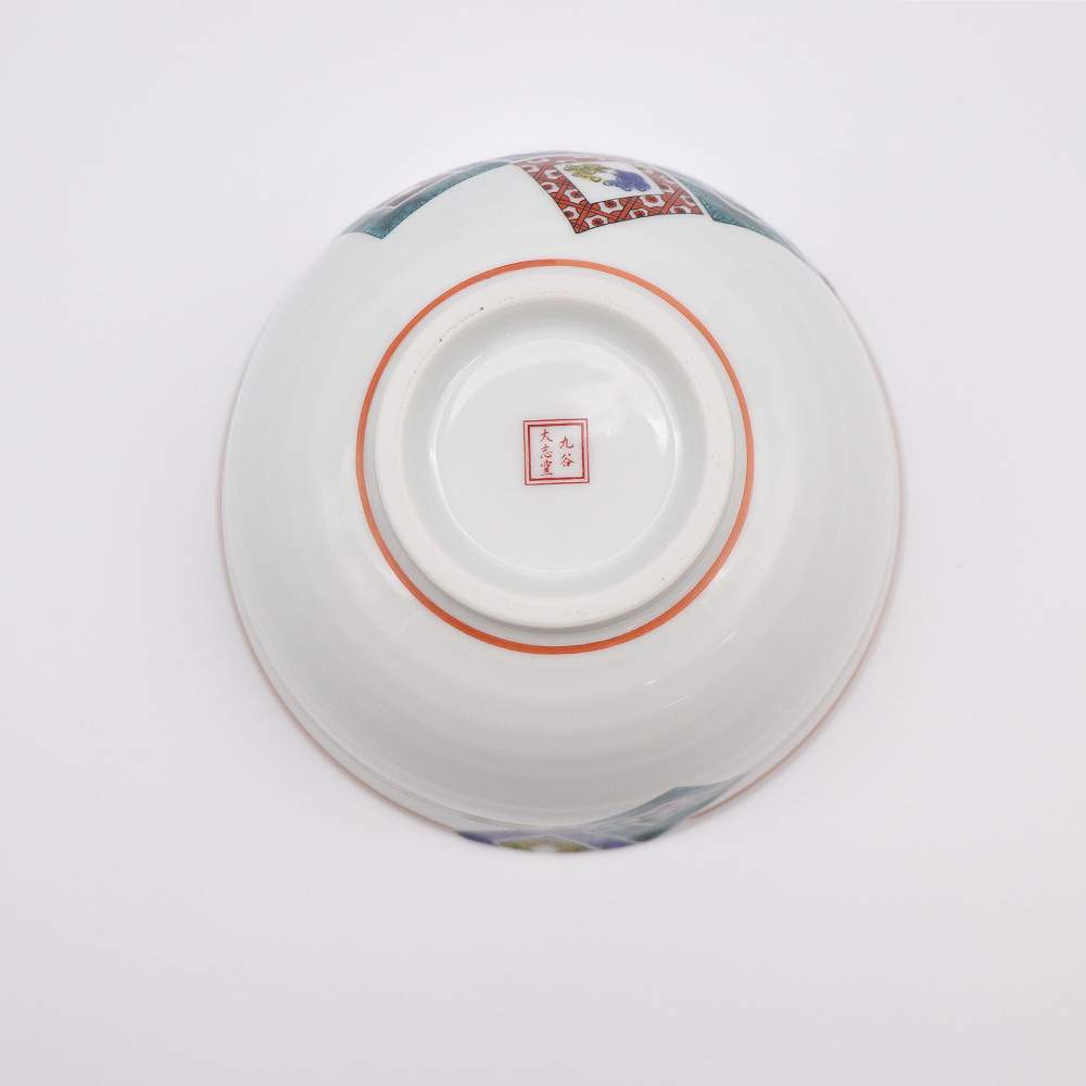 JIN-200013-TL_Kutani Ware Bowl (Tile, 6.29 x 6.29)-3