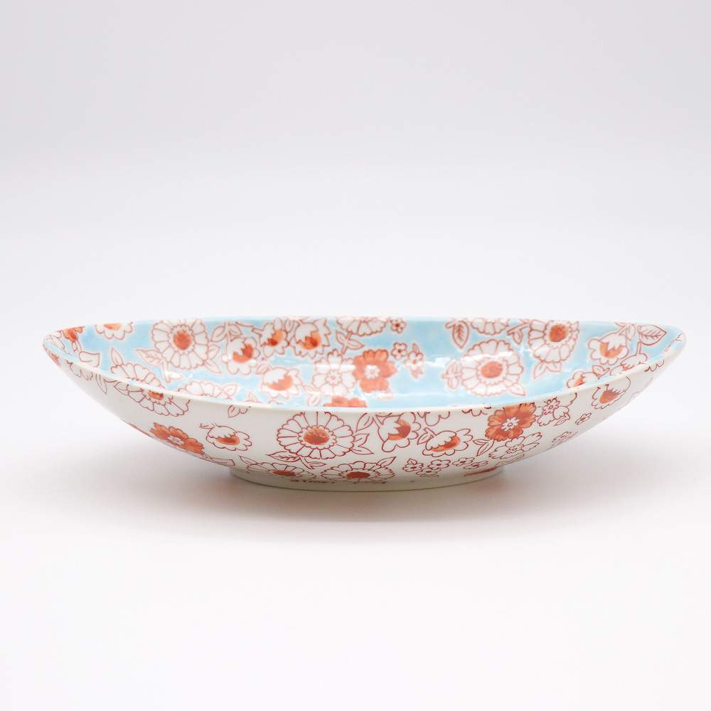 JIN-200014-FS_Kutani Ware Main Bowl (Flower Shower, 5.51 x 10.0)-4