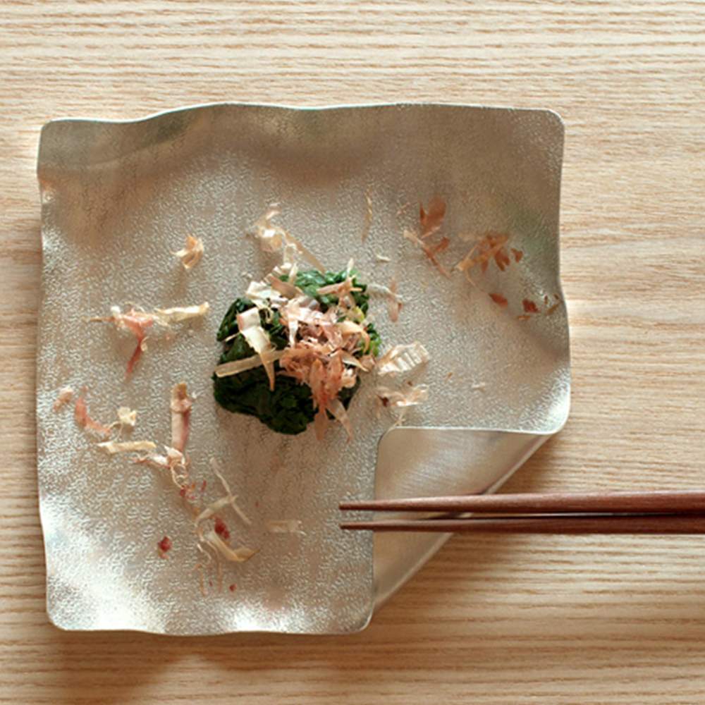Suzugami Flexible, Foldable Dish Plate 13×13 cm_4