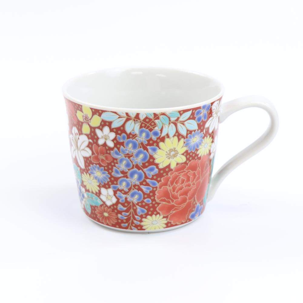 JIN-11133_Kutani Red Flower cup SK-411-2