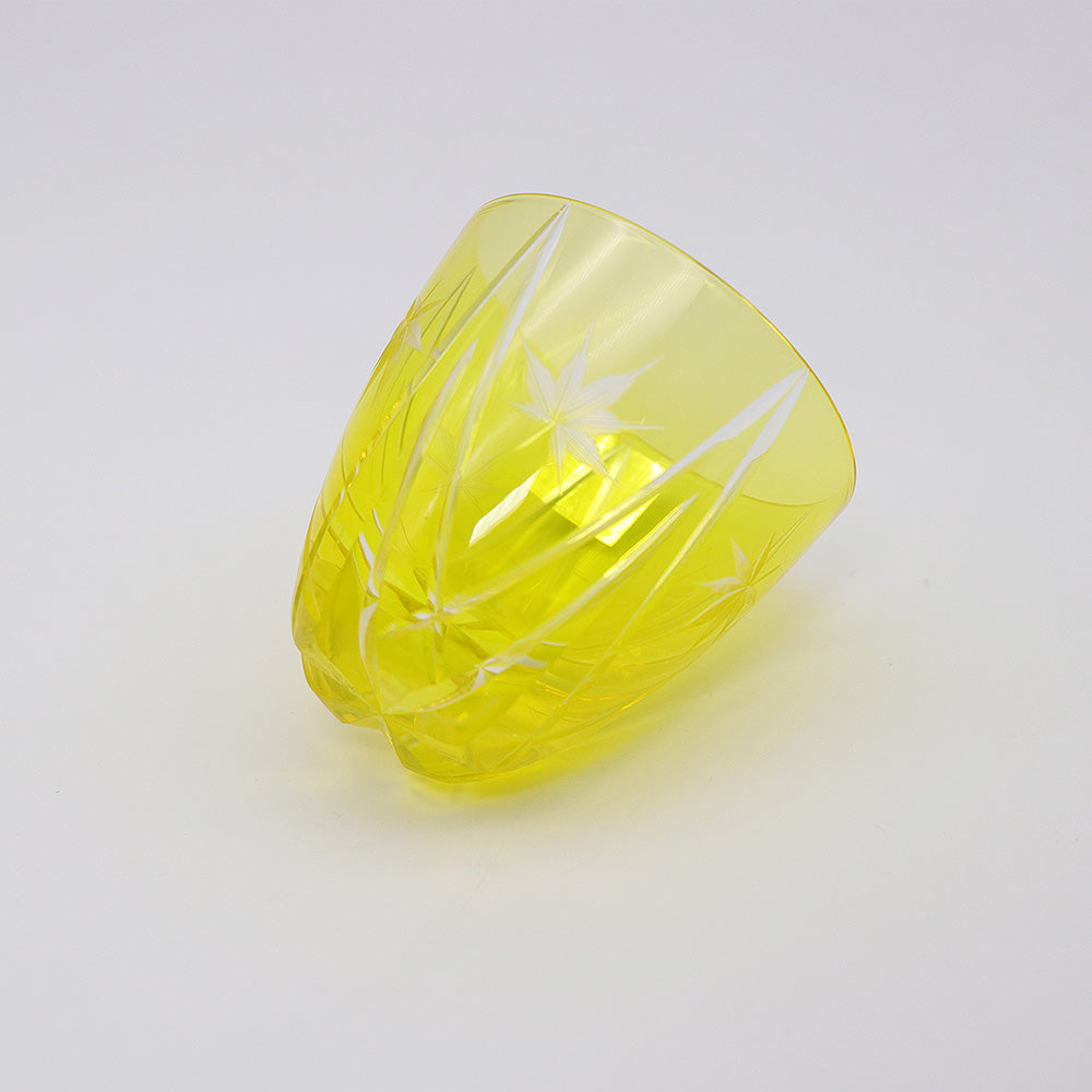 Edo-kiriko" Japanese maple"saide angle