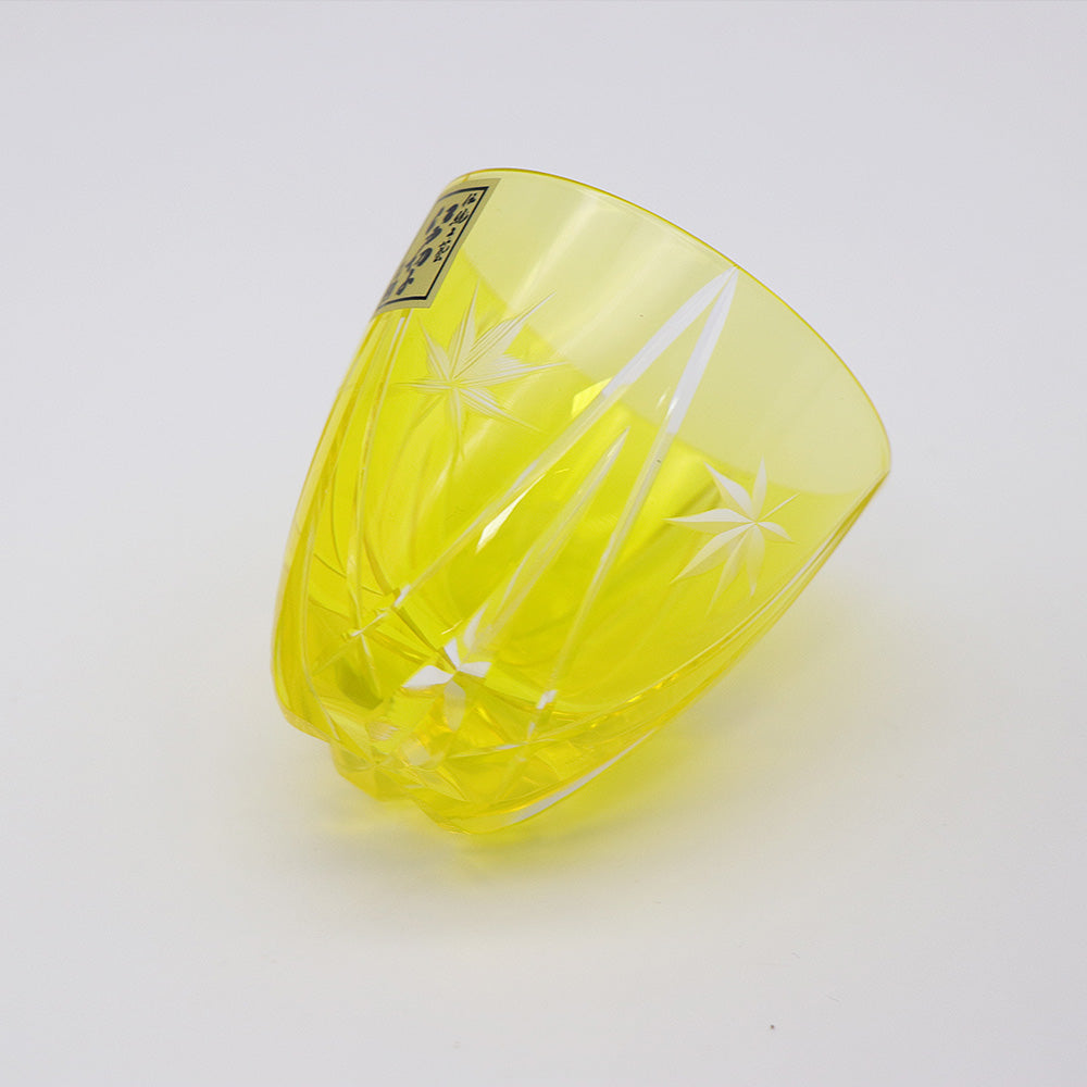 Edo-kiriko" Japanese maple" side angle