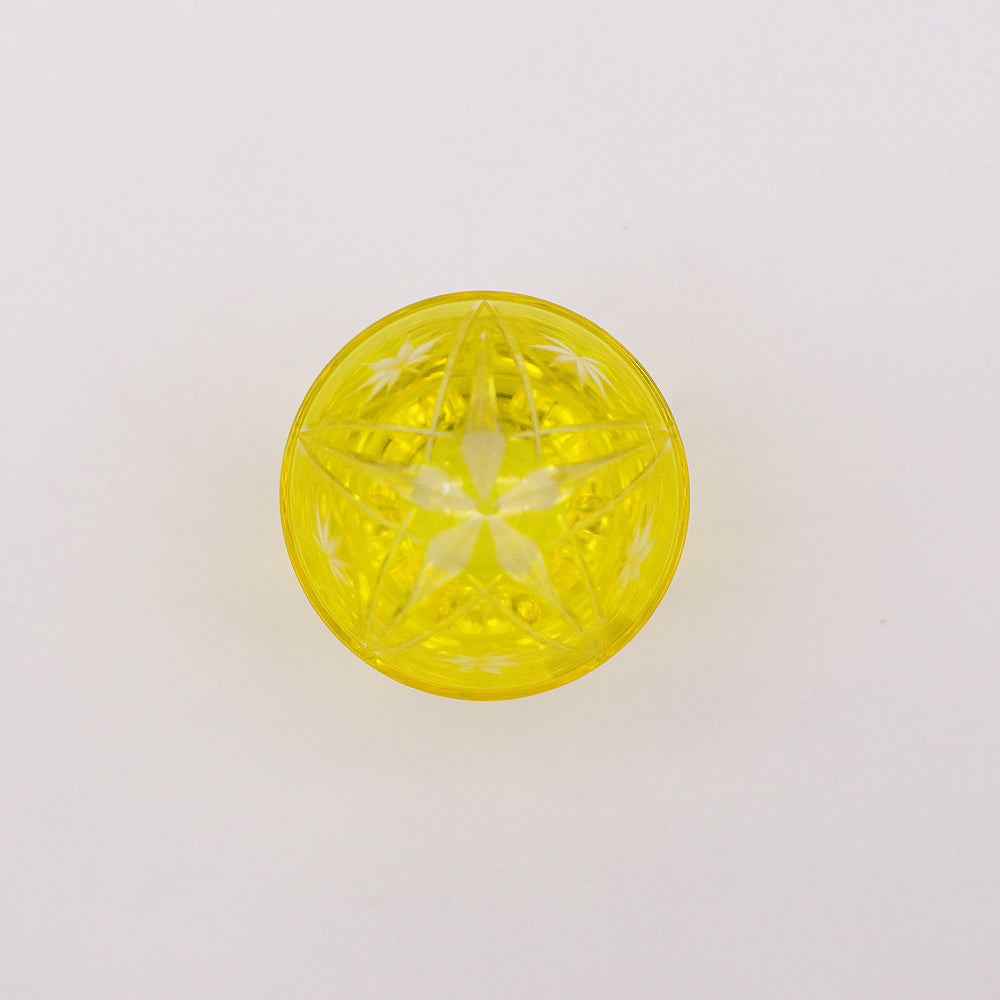 Edo-kiriko" Japanese maple" top angle